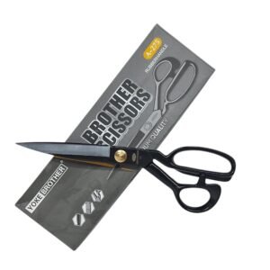 Yoke Brother 12 Inch Scissors with sleek stainless steel blades and ergonomic handles, designed for precise and comfortable cutting