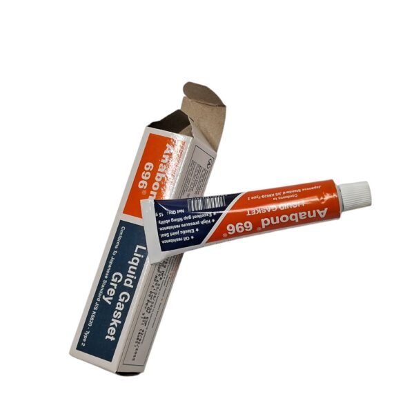 Anabond 696 Liquid Gasket in a 15g grey tube, designed for high-performance, leak-proof sealing. Ideal for automotive, industrial, and household applications with easy application and durable results