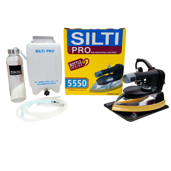 SILTI 300L PRO (5550) – Advanced Industrial Bottle Steam Iron for Garment Perfection | Heavy-Duty Taiwan Technology