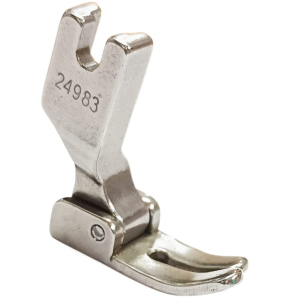 SUSSUR P-24983 Industrial Presser Foot – High-Speed Zipper & Piping Foot for Single Needle Lockstitch Machines